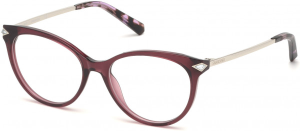 Swarovski SK5312 Eyeglasses, 069 - Shiny Bordeaux