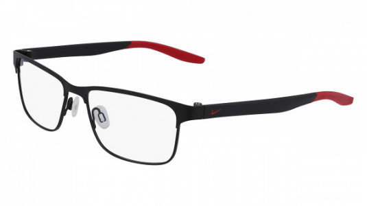 Nike NIKE 8130 Eyeglasses, (073) SATIN BLACK/GYM RED