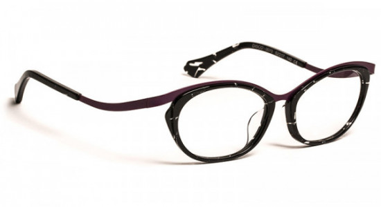 Boz by J.F. Rey DISCO-AF Eyeglasses, BLACK LACES/PLUM (0070)