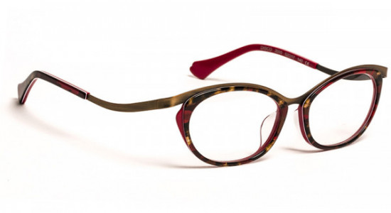 Boz by J.F. Rey DISCO-AF Eyeglasses, RED PANTHER/GOLD BRUSHED (3555)
