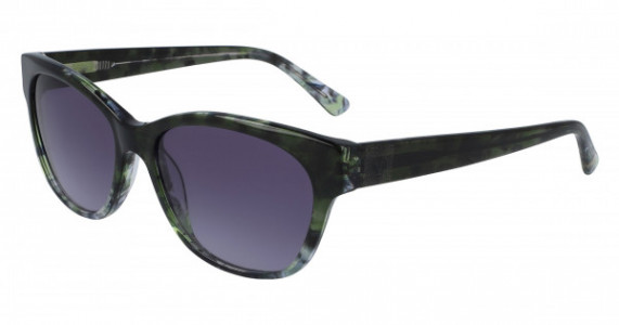 Anne Klein AK7062 Sunglasses, 300 Olive Gradient