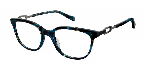 Tura by Lara Spencer LS101 Eyeglasses, Blue Tortoise (BLU)