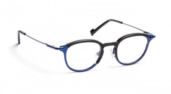 J.F. Rey JF2870 Eyeglasses, SCRACHED BLACK / SATIN NAVY (0020)