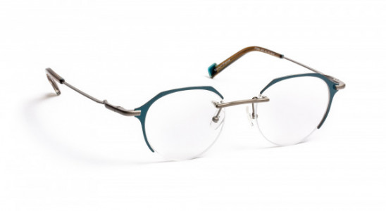 J.F. Rey JF2865 Eyeglasses, BLUE PEACOCK / RUTHENIUM (2205)