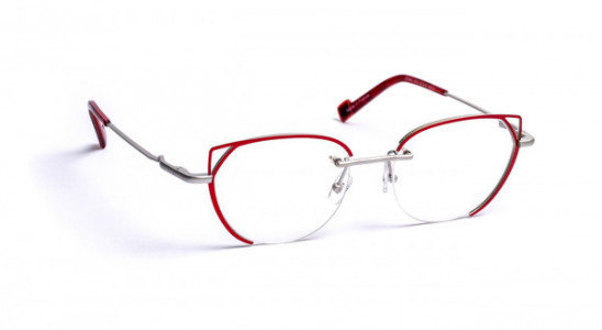 J.F. Rey JF2864 Eyeglasses, RED/SILVER (3013)