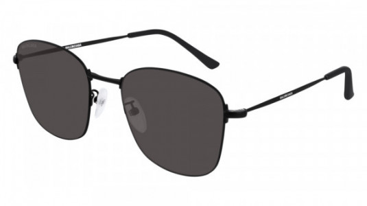 Balenciaga BB0061SK Sunglasses, 001 - BLACK with GREY lenses