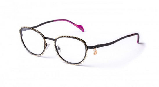 Boz by J.F. Rey JAVIERA Eyeglasses, SATINED BLACK / GOLD (0050)