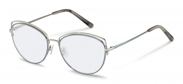 Rodenstock R2629 Eyeglasses, C silver, light blue