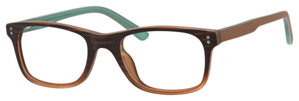 Enhance EN4122 Eyeglasses, Brown/Teal