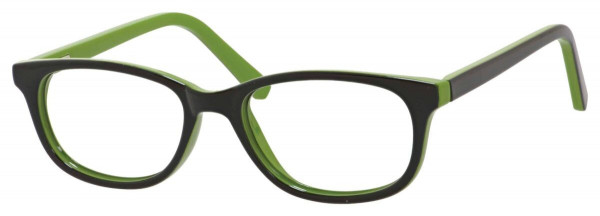 Enhance EN4127 Eyeglasses, Black/Lime