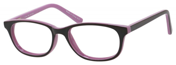 Enhance EN4127 Eyeglasses, Black/Purple