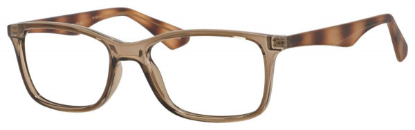 Enhance EN4200 Eyeglasses, Shiny Brown Smoke/Matte Demiamber
