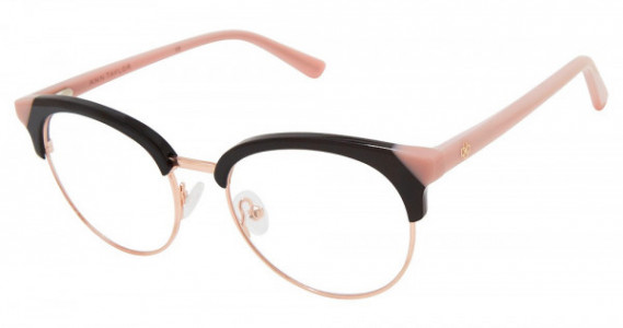 Ann Taylor AT335 Eyeglasses, C01 BLACK / BLUSH