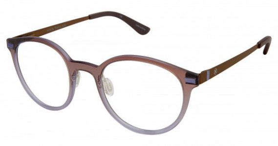 Ann Taylor AT408 Eyeglasses, C01 BROWN / LILAC