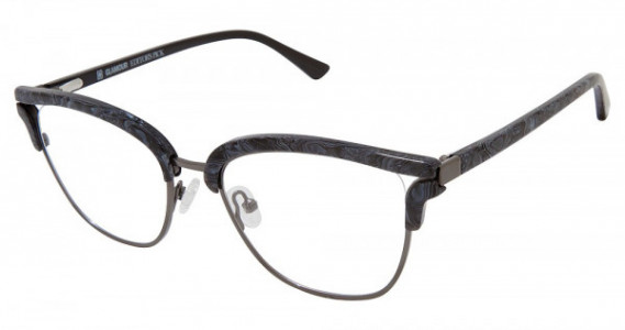 Glamour Editor's Pick GL1027 Eyeglasses, C02 BLACK MARBLE