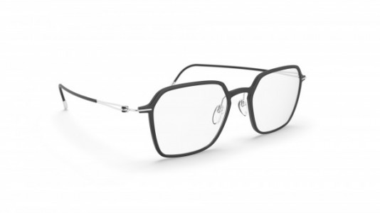 Silhouette Lite Spirit Full Rim 2927 Eyeglasses, 9000 Blacke matte / Silver