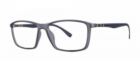 Big Mens Eyewear Club BIG FORTUNE Eyeglasses, Grey Matte