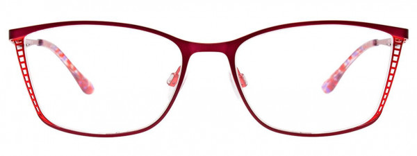 Takumi TK1137 Eyeglasses, 030 - Matt Pinkish Red & Red