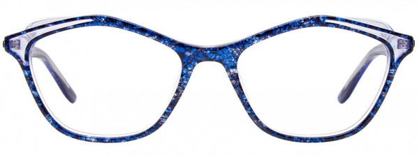 Paradox P5074 Eyeglasses, 050 - Dark Blue & Crystal