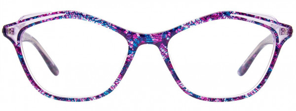 Paradox P5074 Eyeglasses, 080 - Purple & Blue & Crystal