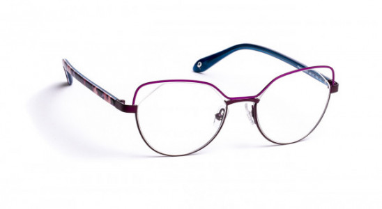 J.F. Rey PM069 Eyeglasses, PLUM/FUCHSIA (8575)