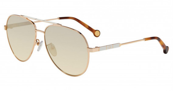 Carolina Herrera SHE150 Sunglasses, Gold White 300G