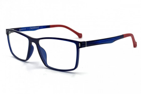 Eyecroxx EC587U Eyeglasses, C3 Blue Red