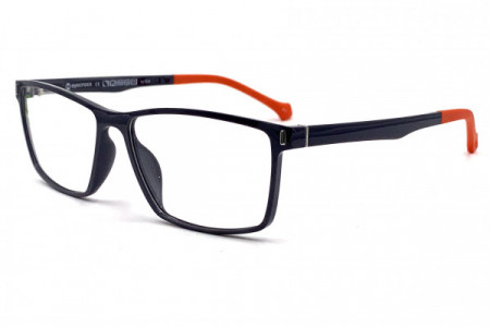 Eyecroxx EC587U Eyeglasses, C4 Grey Orange