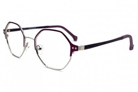 Eyecroxx EC591MD Eyeglasses, C3 Violet Silver Plum