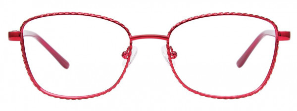 EasyClip EC535 Eyeglasses, 035 - Satin Pinkish Red