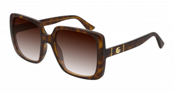 Gucci GG0632S Sunglasses, 002 - HAVANA with BROWN lenses