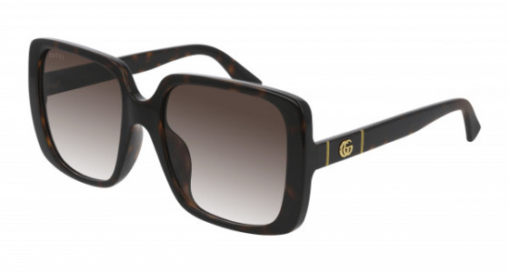 Gucci GG0632SA Sunglasses, 002 - HAVANA with BROWN lenses