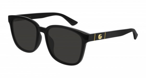 Gucci GG0637SK Sunglasses, 001 - BLACK with GREY lenses