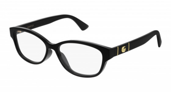 Gucci GG0639OA Eyeglasses, 001 - BLACK with TRANSPARENT lenses