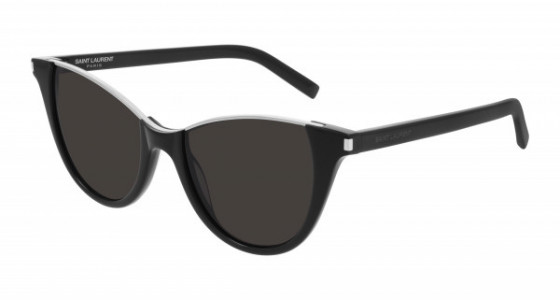 Saint Laurent SL 368 STELLA Sunglasses, 001 - BLACK with BLACK lenses