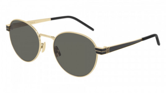 Saint Laurent SL M62 Sunglasses, 003 - GOLD with GREY lenses