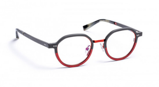 J.F. Rey JF2901 Eyeglasses, CARBON/FIBER GLASS RED/RED (0030)