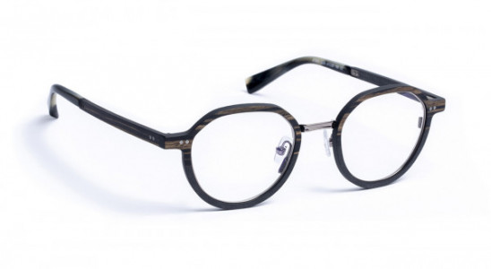 J.F. Rey JF2901 Eyeglasses, WOOD/CARBON/SHINY GUN (9505)