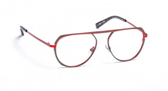 J.F. Rey JF2909 Eyeglasses, KAKHI / RED (4030)