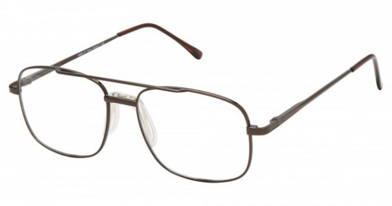 New Globe M591-P Eyeglasses, BROWN