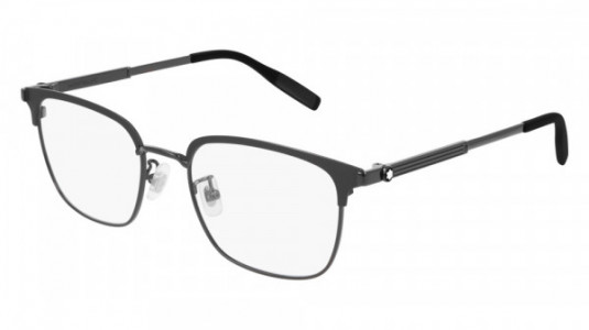 Montblanc MB0083OK Eyeglasses, 002 - GOLD with TRANSPARENT lenses