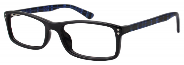 Value Collection 805 Caravaggio Eyeglasses, Black