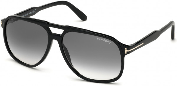 Tom Ford FT0753 RAOUL Sunglasses, 52K - Dark Havana / Dark Havana