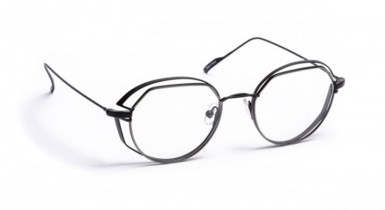 J.F. Rey JF2914 Eyeglasses, RUTHENIUM / SATIN BLACK (0500)