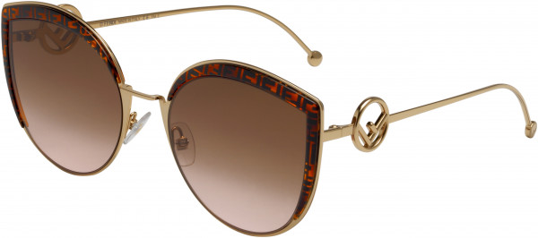Fendi Fendi 0290/S Sunglasses, 0VH8 Brown Bkred