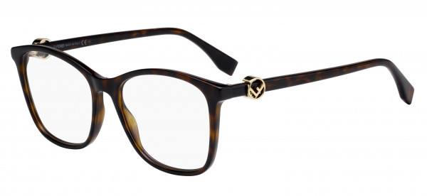 Fendi Fendi 0300 Eyeglasses, 0086 Dark Havana