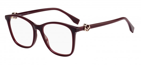 Fendi Fendi 0300 Eyeglasses, 0LHF Opal Burgundy