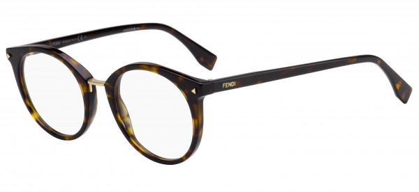 Fendi Fendi 0350 Eyeglasses, 0086 Dark Havana