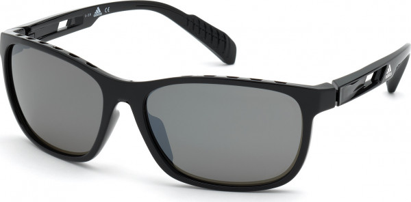 adidas SP0014 Sunglasses, 01D - Matte Black / Matte Black