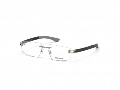 Longines LG5007-H Eyeglasses, 014 - Shiny Light Ruthenium